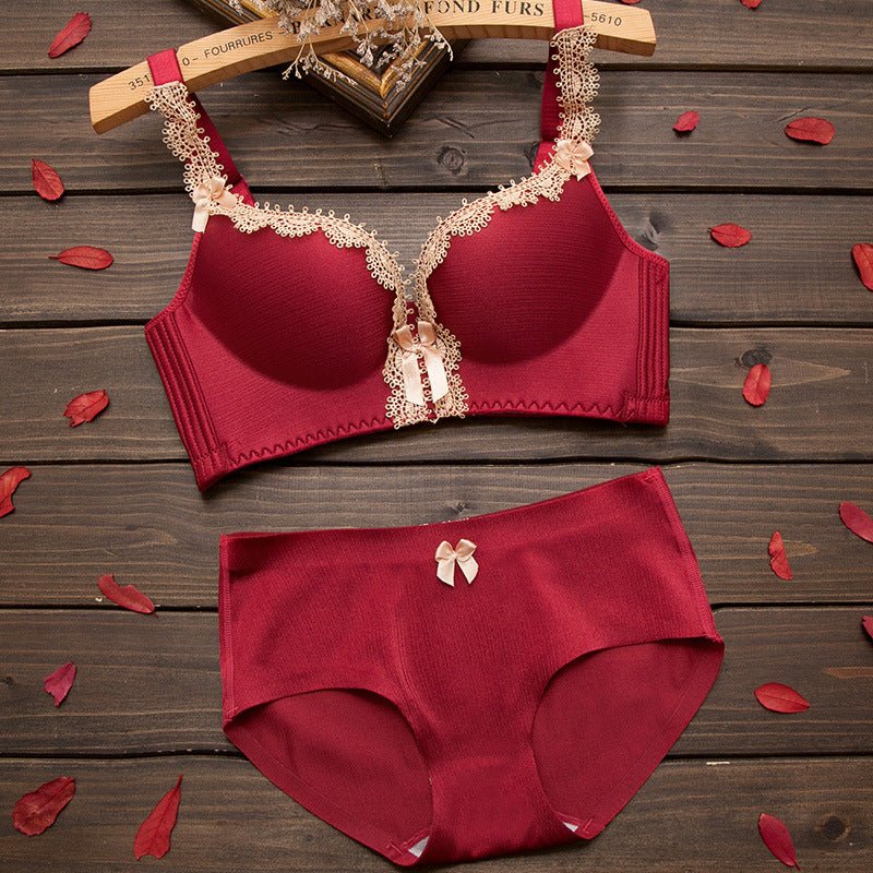 Women Seamless Royal Style Lingerie Female Set Push-Up Bra And Panty Sets