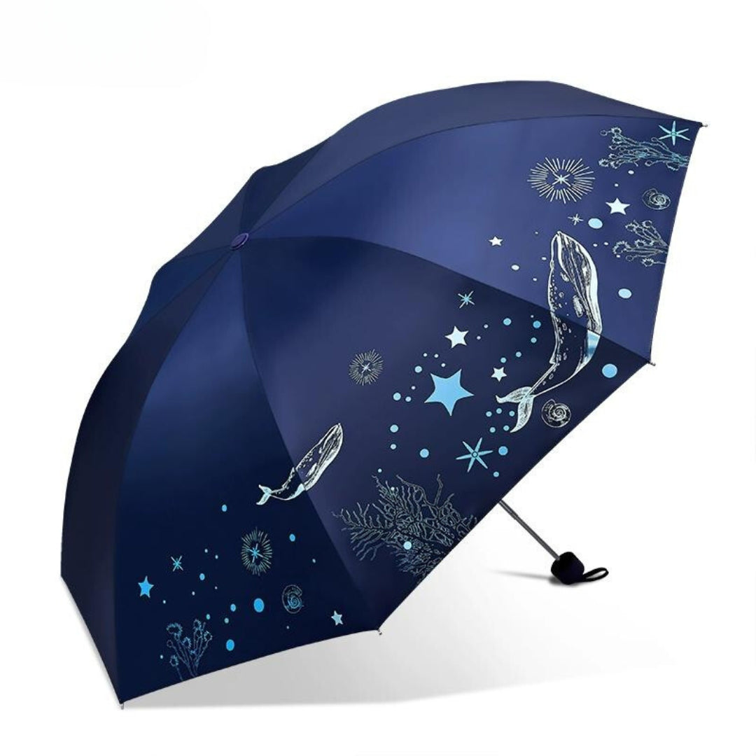 Tri Fold All Season Automatic foldable umbrella (ALAUDDIN)