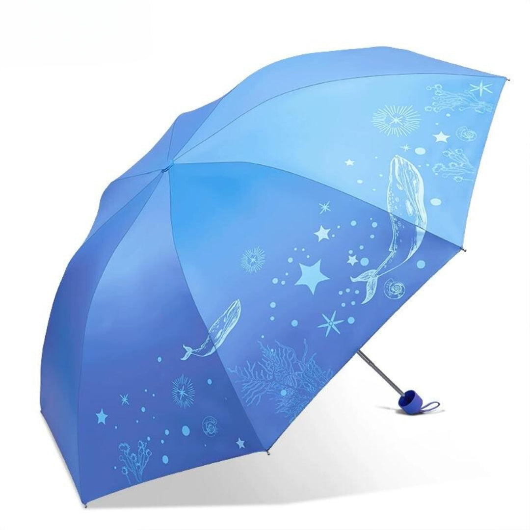 Tri Fold All Season Automatic foldable umbrella (ALAUDDIN)