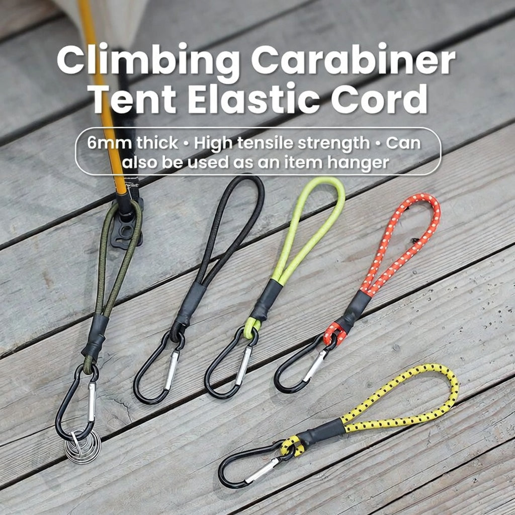 Universal Tent Elastic Strap Cord With Aluminum Alloy Hook ISE