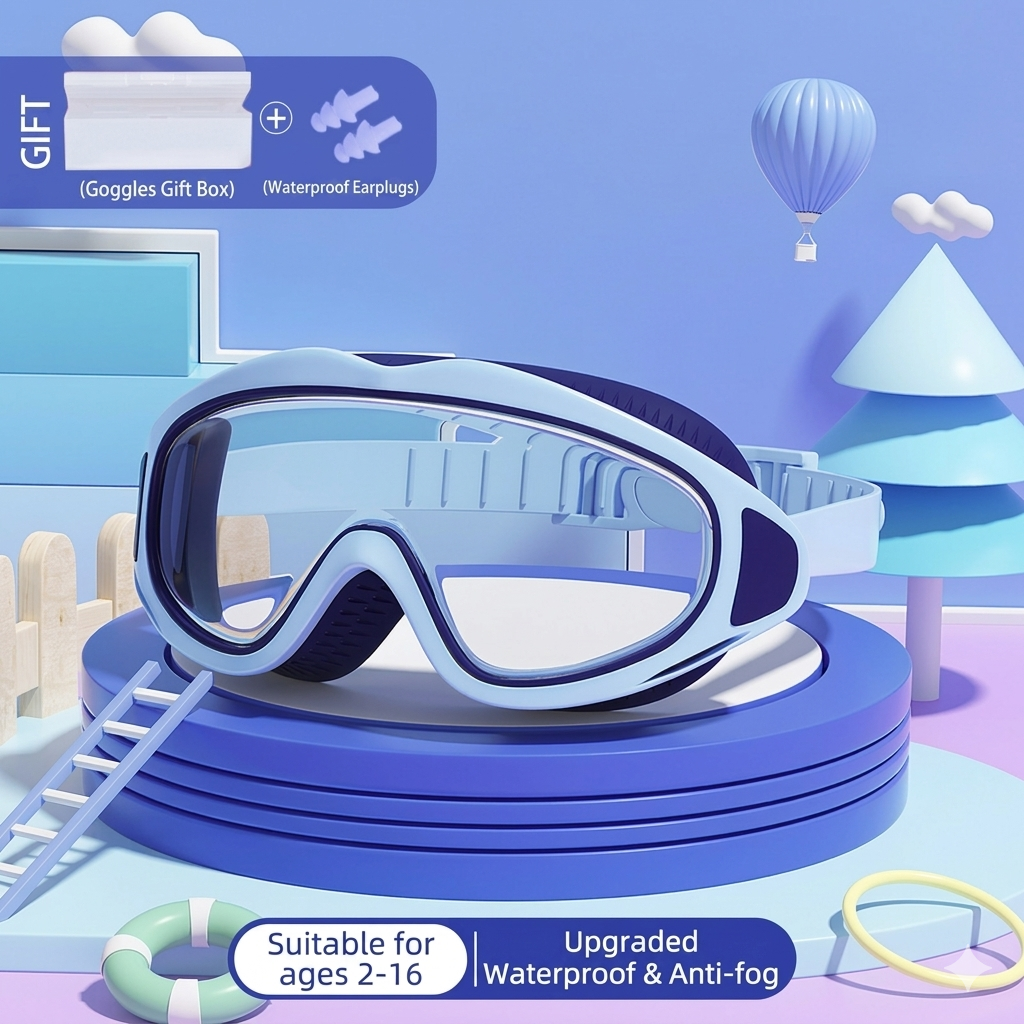 Professional Kids Anti-Fog Waterproof Swimming Goggles for Boys Girls