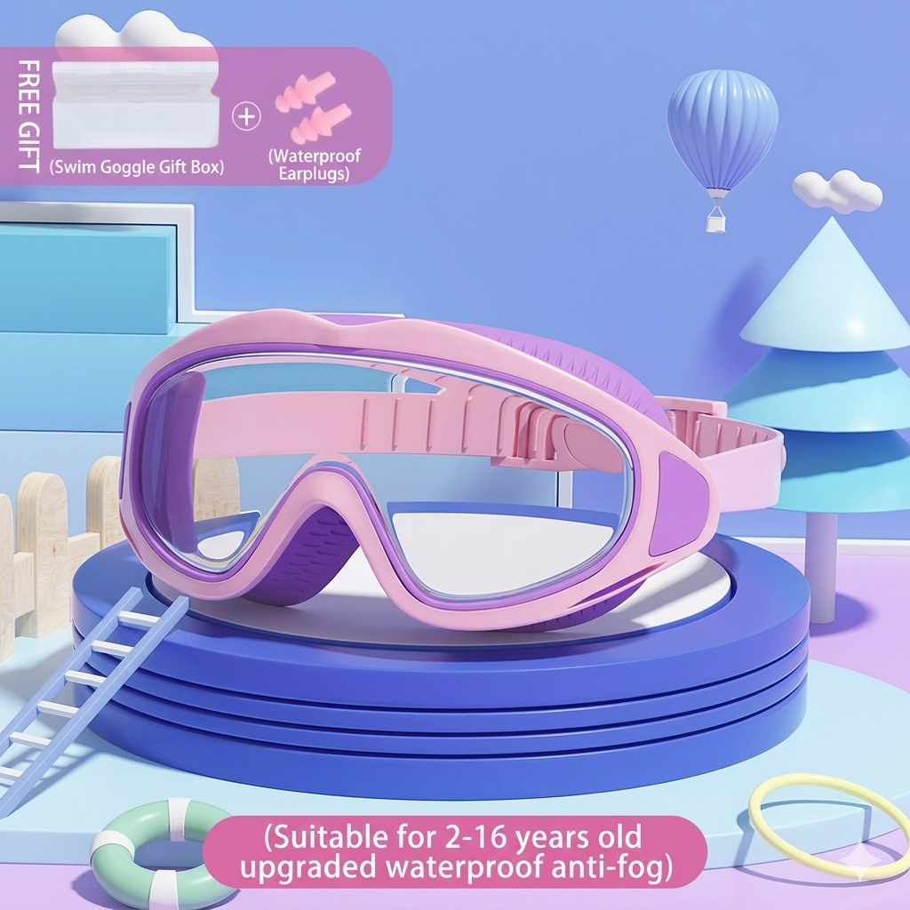 Professional Kids Anti-Fog Waterproof Swimming Goggles for Boys Girls