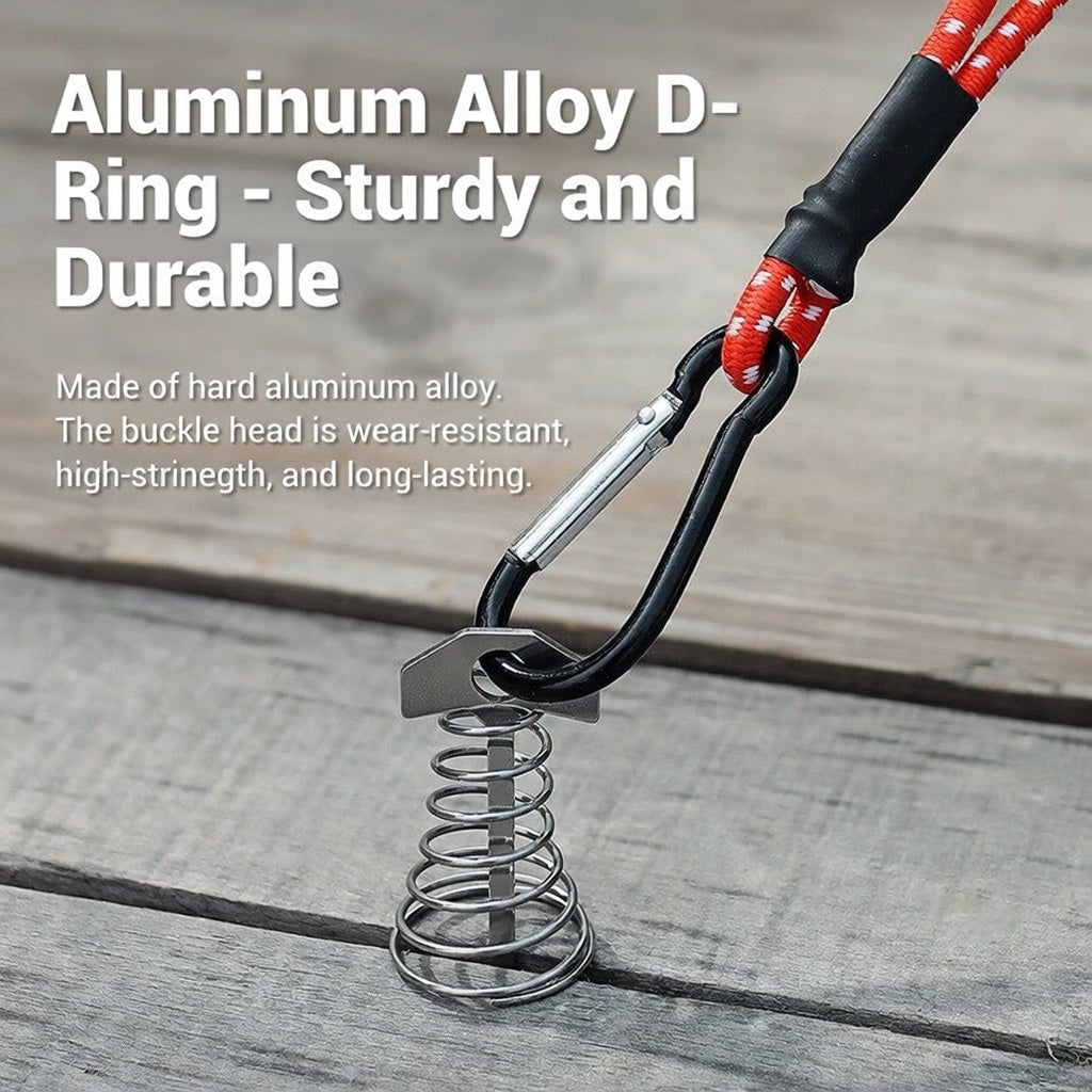 Universal Tent Elastic Strap Cord With Aluminum Alloy Hook ISE