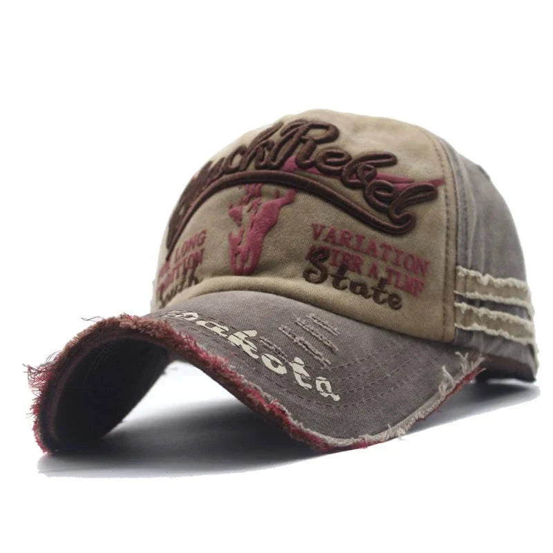 Casual summer washed denim cap (AZAD)