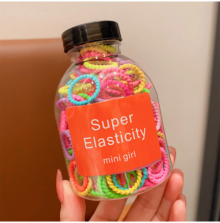 Children's Canned High Elasticity Cute Rubber Hairbands