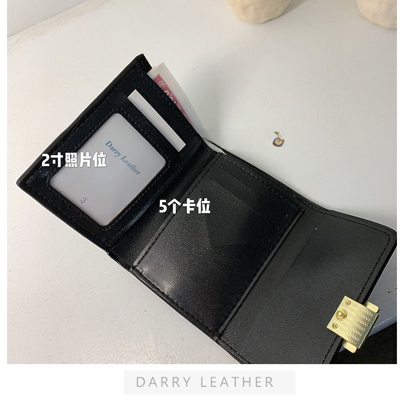Western Style Retro Design Card Holder Coin Purse Wallet