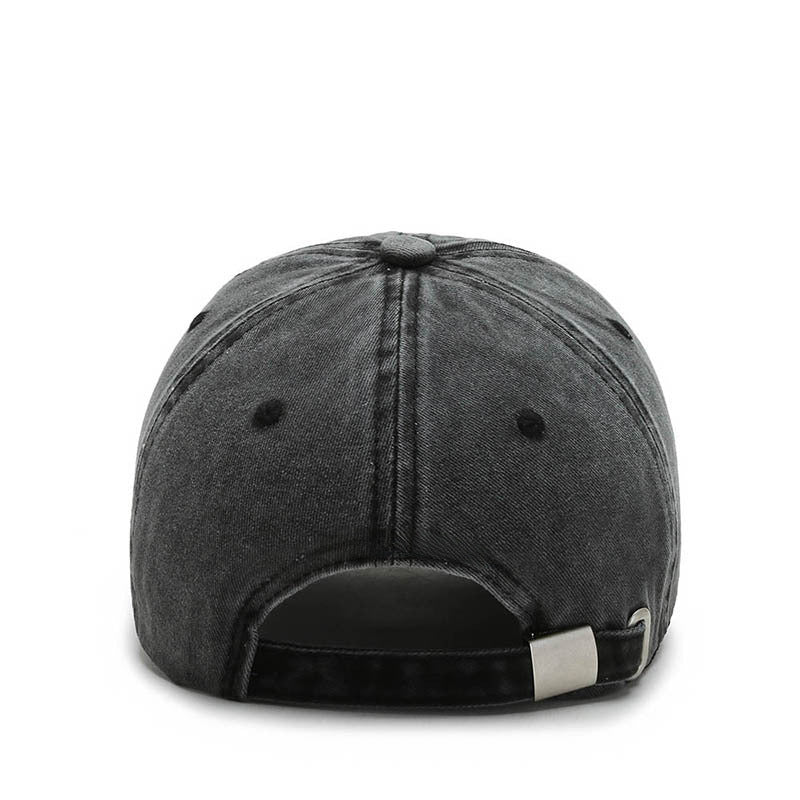 Embroidery sea rivet denim baseball outdoor summer cap