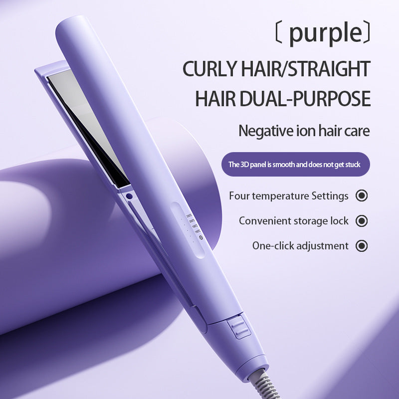 Professional 2-in-1 Ceramic Hair Straightener and Curler for Styling
