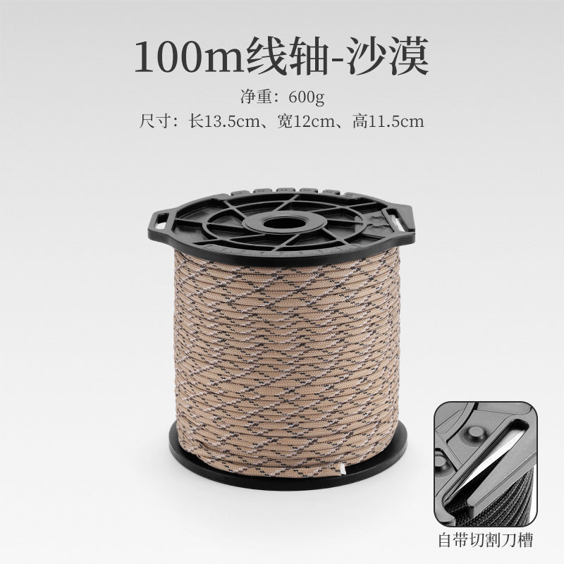 ISE MOUNT 9 Core Paracord 100M 4mm Camping Survival Gear