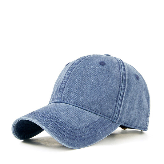 Vintage washed solid summer cap, light colorful cap for man and women