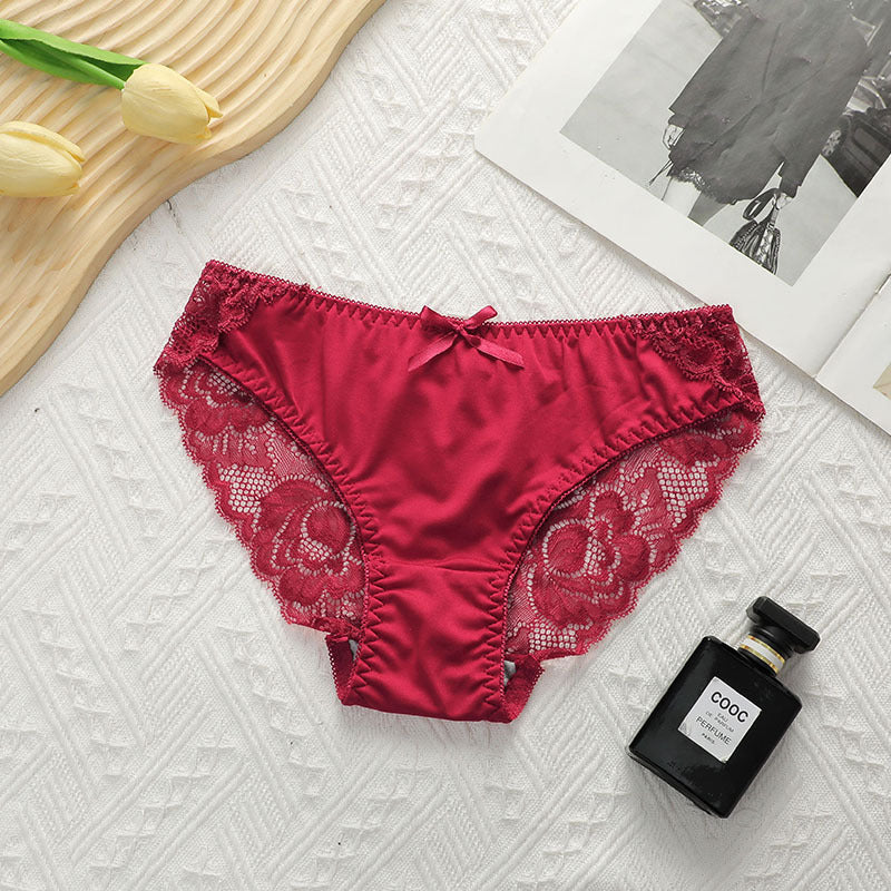 Elegant Lace Underwire Push Up Bra and Panty Set