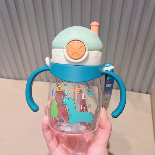 Children's Portable Cute Water Cup Mum Pot with scale