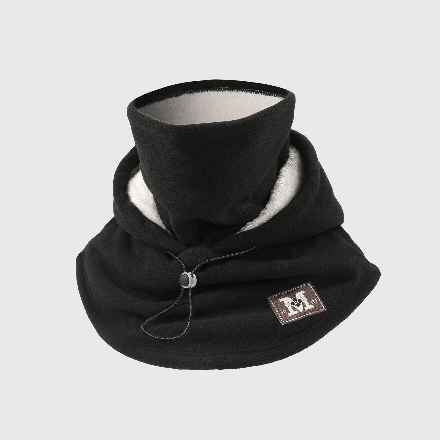 Men's Double Layered Thick Fleece, Ear and Neck Protection Pullover Hat