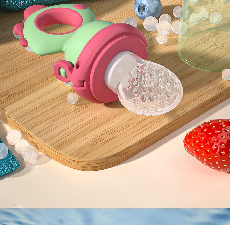 Attractive Silicone Baby Pacifier with Fruit Chamber