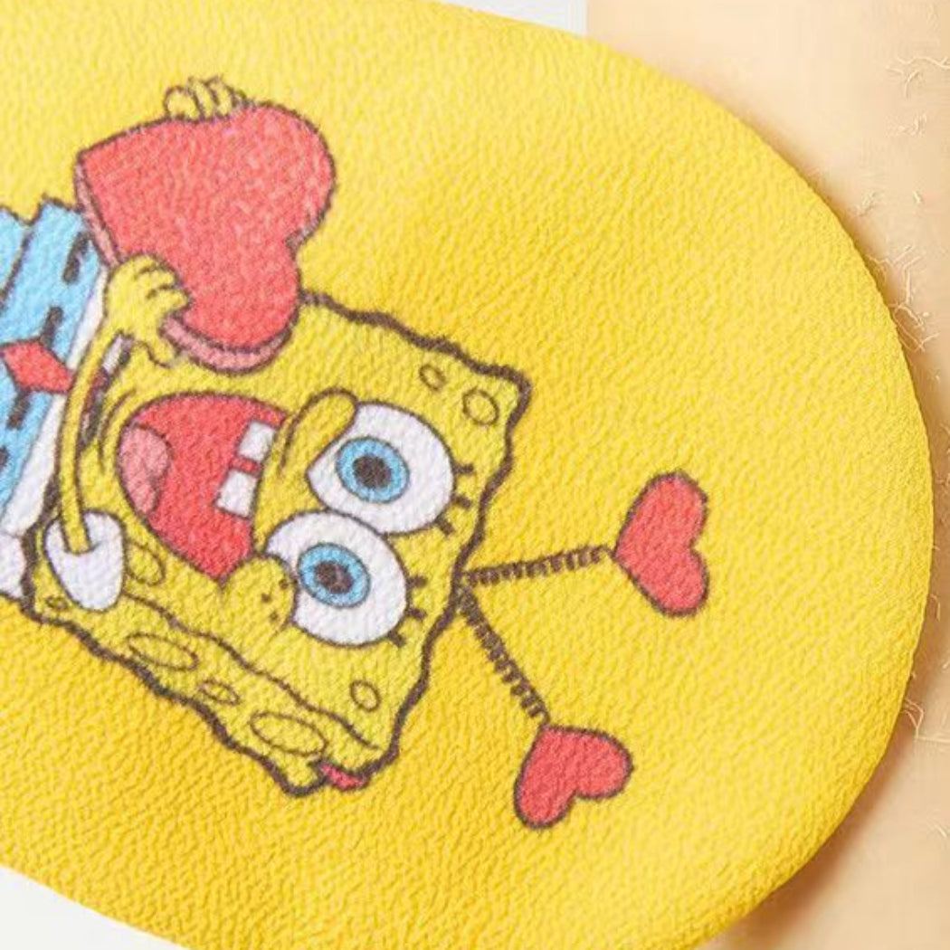 Cute Cartoon Gloves Style Rubbing Bath Towel for Children