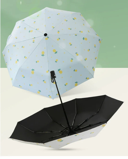 Carriable , Small print folding rain and sun umbrella (ALAUDDIN)