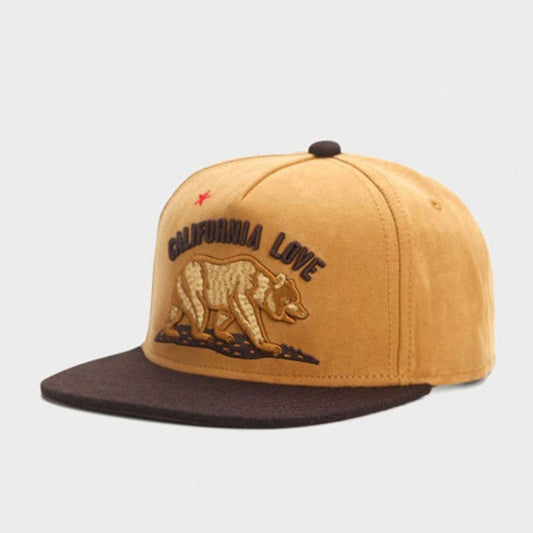 Retro Flat Brim Snapback Hip-Hop Streetwear Cap