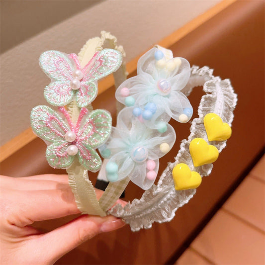 Bowknot Children's Cute cartoon hair Pressing Headband