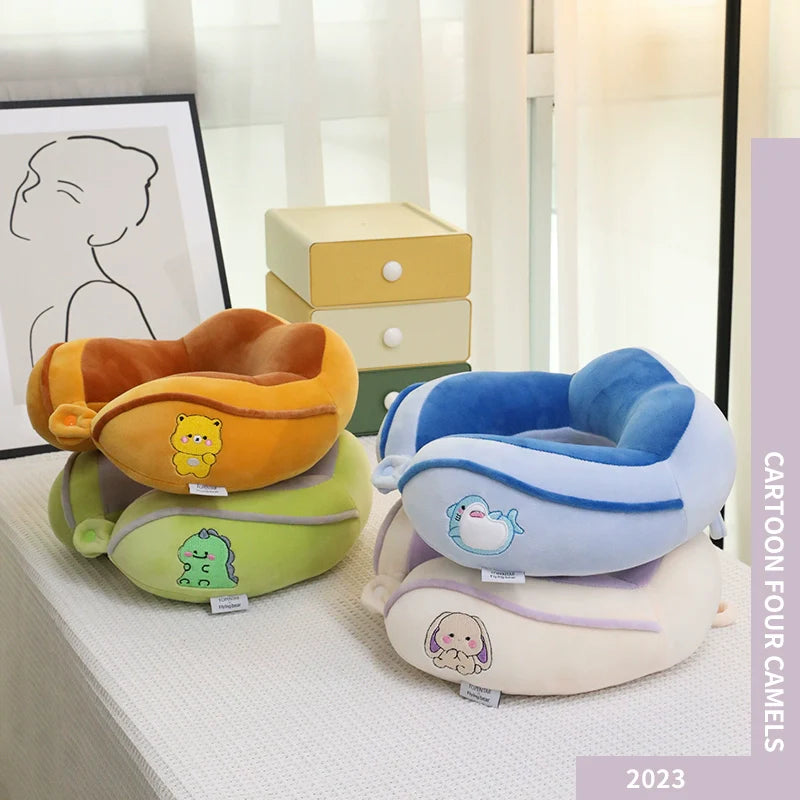 U-Shape color Hump Neck pillow (ALAUDDIN)