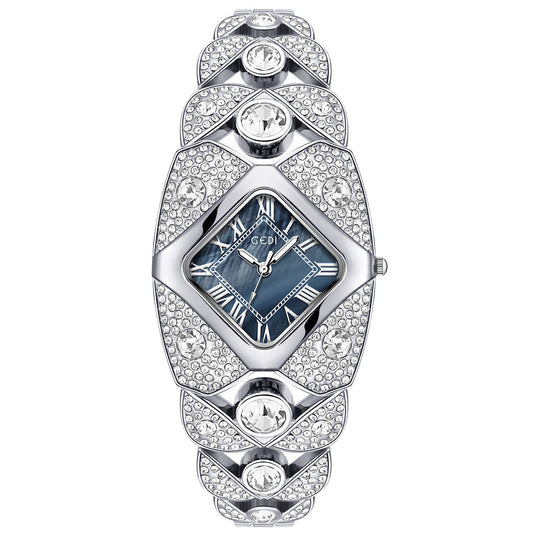 GEDI Retro Diamond Bracelet Waterproof Women's Quartz Watch