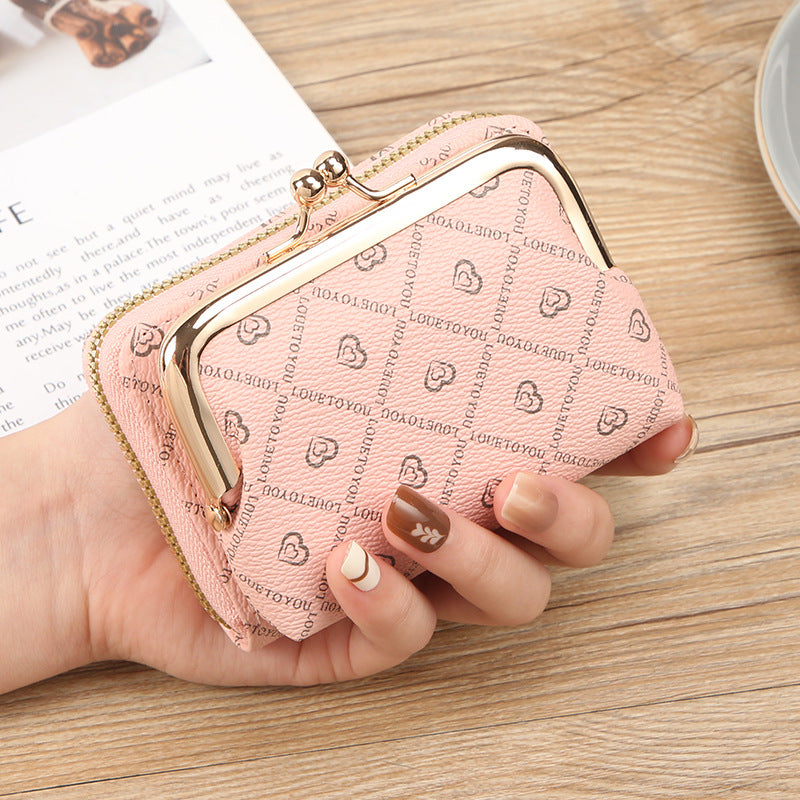 Women's Large Capacity Short Coin Purse Card Holder Wallet