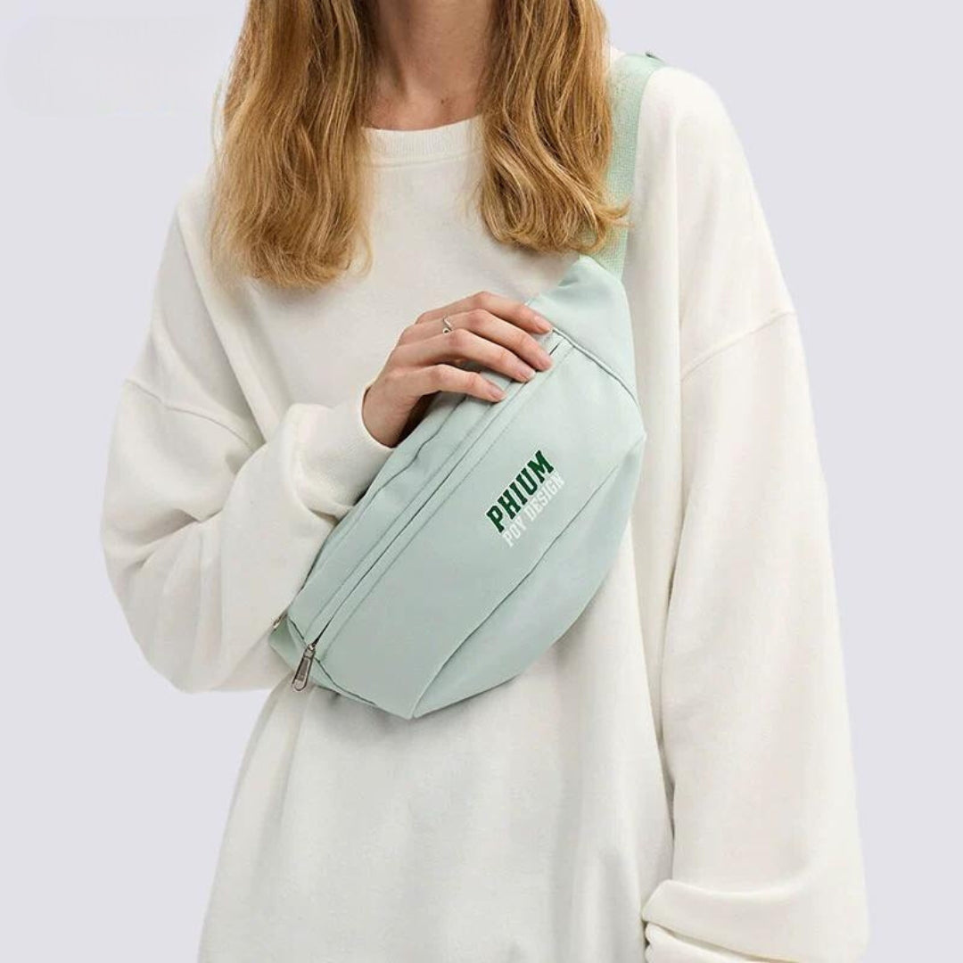 Waist Bag Women's Crossbody Bag for travel and hiking (ALAUDDIN)