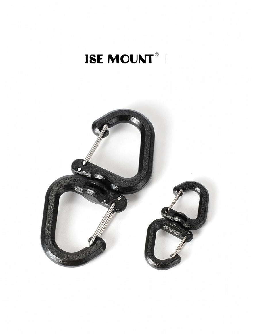ISE MOUNT Portable 360 Rotary Hook S Hook Multifunction Buckle