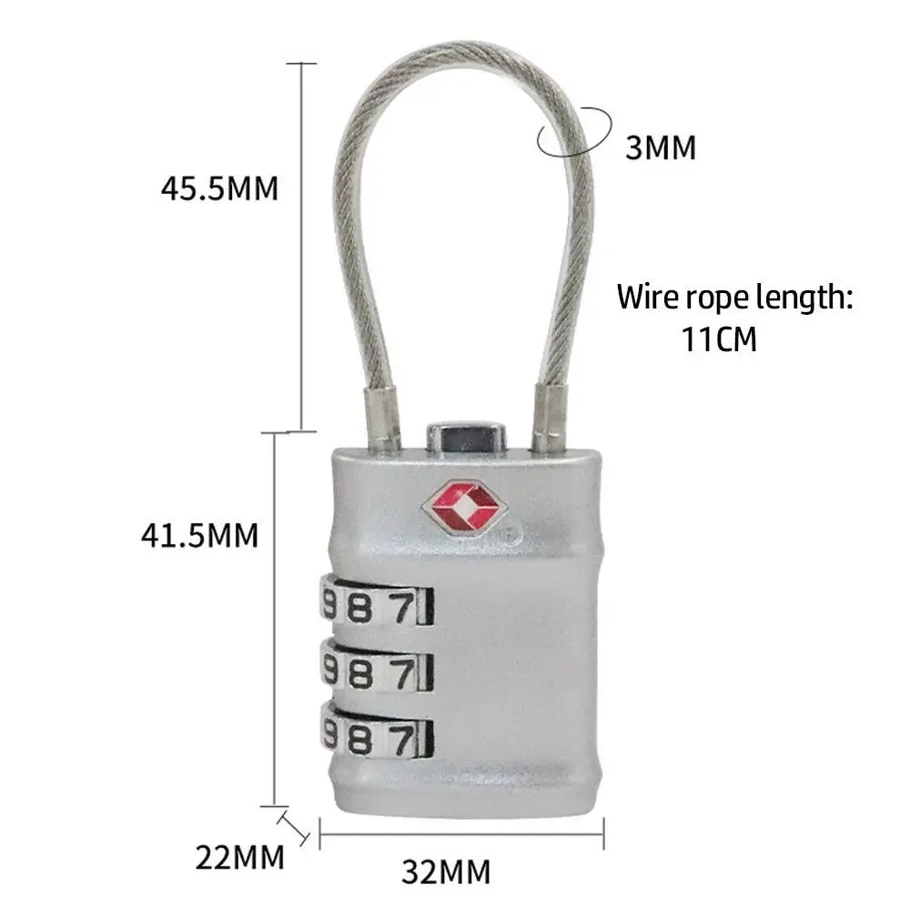 Basic Smart Combination TSA Safe Lock, Travel Lock , Luggage Lock, Backpack Lock, TSA Customs Password Lock (Alauddin)