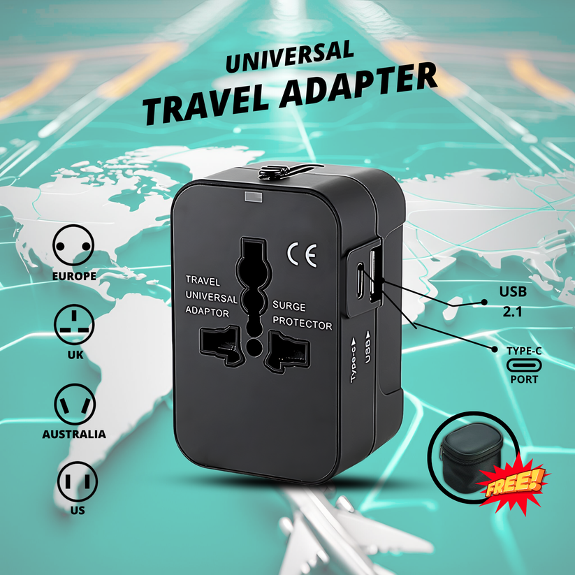 18W-100W Universal Travel Adapter