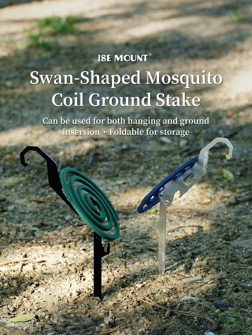ISE MOUNT Mosquito Coil Holder Stake Bottle Opener Ruler Tool