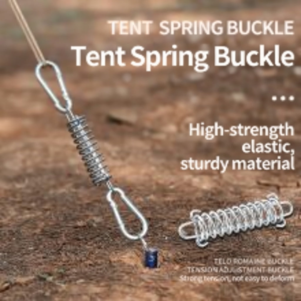 DAWN TRIP Stainless Steel Tent Spring Buckle Wind Rope Hook