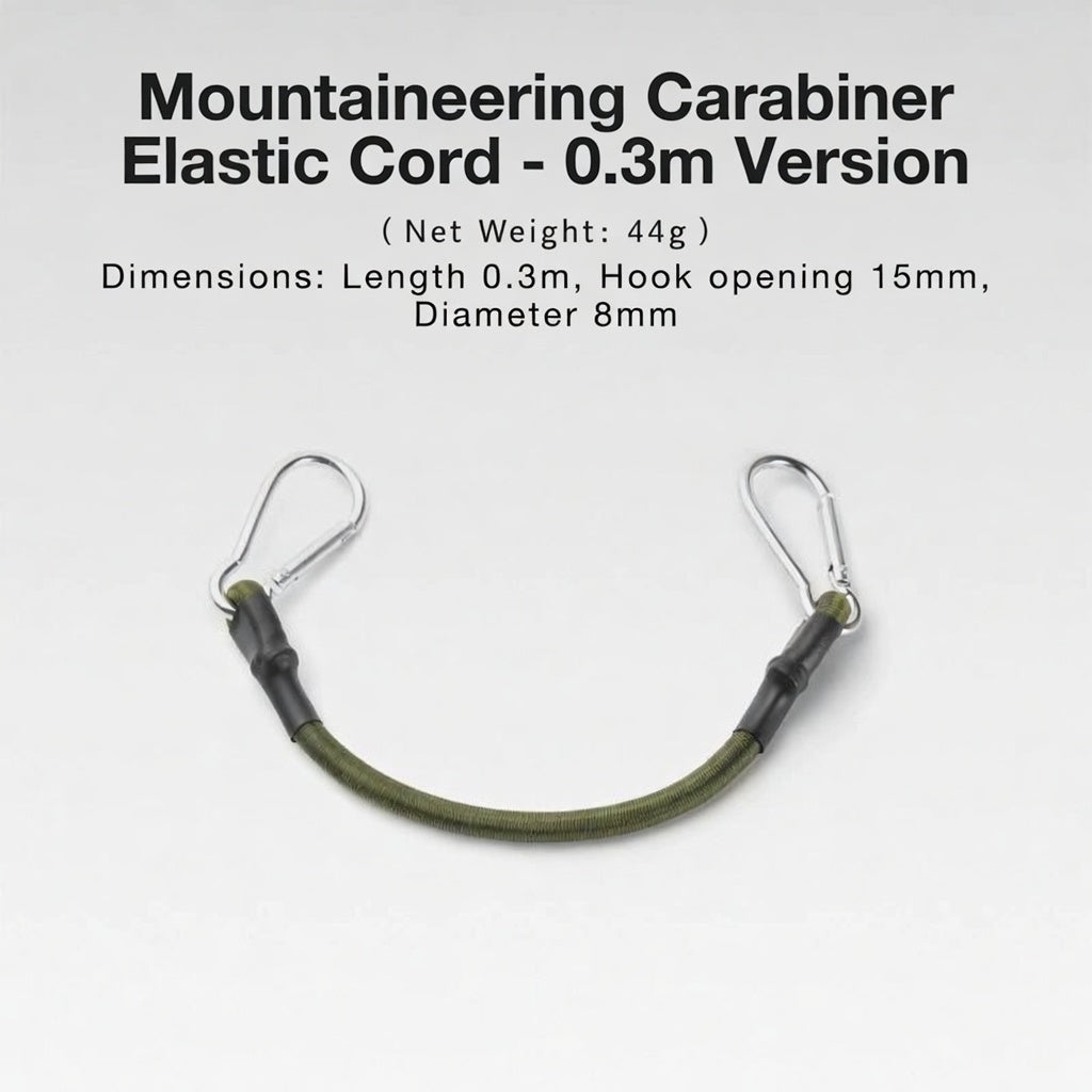 ISE MOUNT 8mm Elastic Camping Strap Luggage Tent Rack Hook