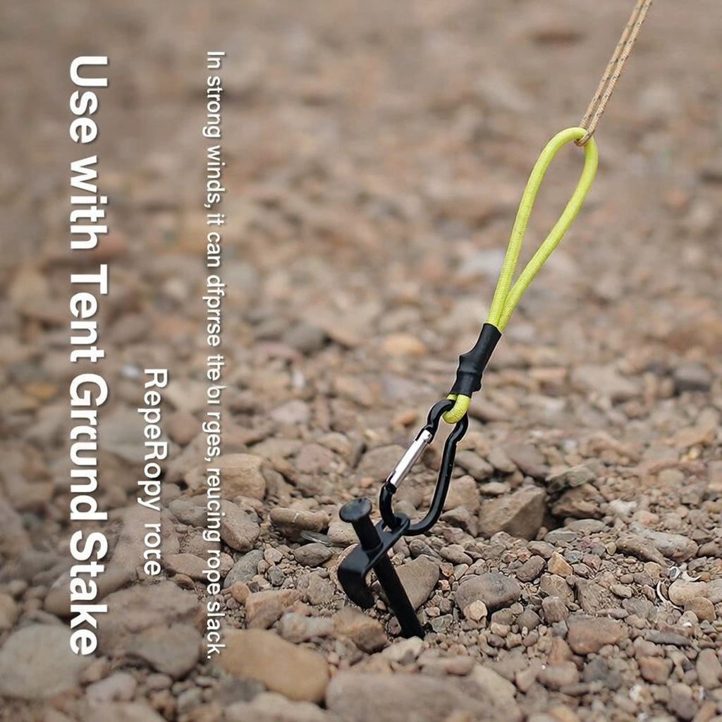Universal Tent Elastic Strap Cord With Aluminum Alloy Hook ISE