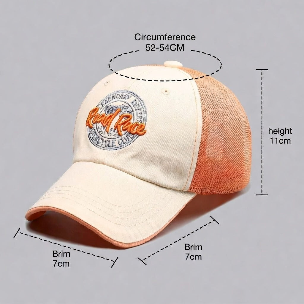 Baby summer cap, thin breathable cap