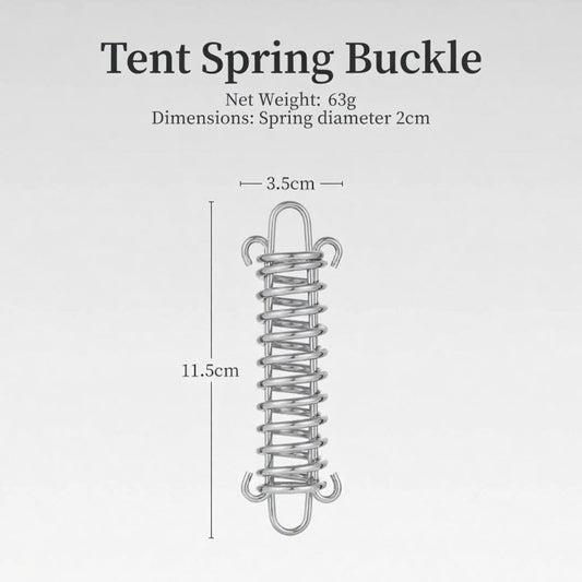 DAWN TRIP Stainless Steel Tent Spring Buckle Wind Rope Hook