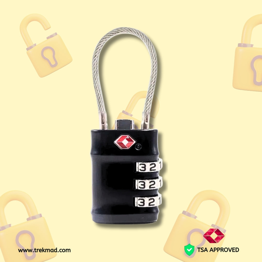 Basic Smart Combination TSA Safe Lock, Travel Lock , Luggage Lock, Backpack Lock, TSA Customs Password Lock (Alauddin)