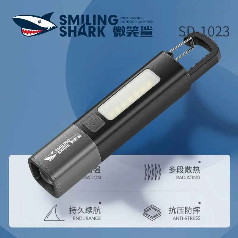 Zoom Outdoor Mini Charging Strong Flashlight