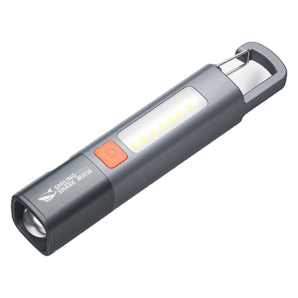 Camping Outdoor Mini Charging Extra Hood Multi-Function Flashlight