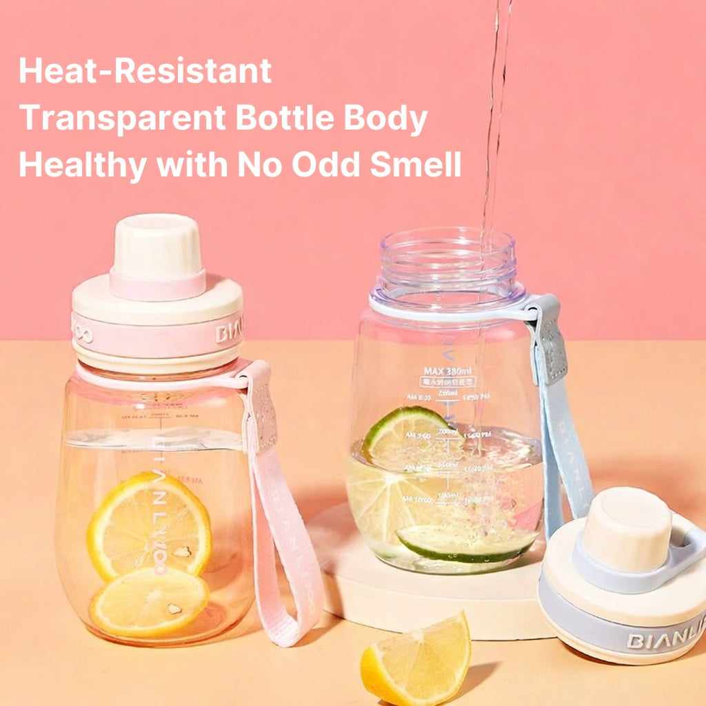 Convenient 100 Mini Tritan Water Cup 380ml Portable Pocket Style