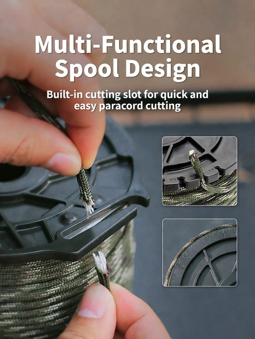 ISE MOUNT 9 Core Paracord 100M 4mm Camping Survival Gear